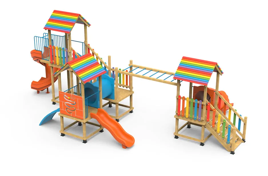 STRUCTURE MULTI-JEUX BOIS 5