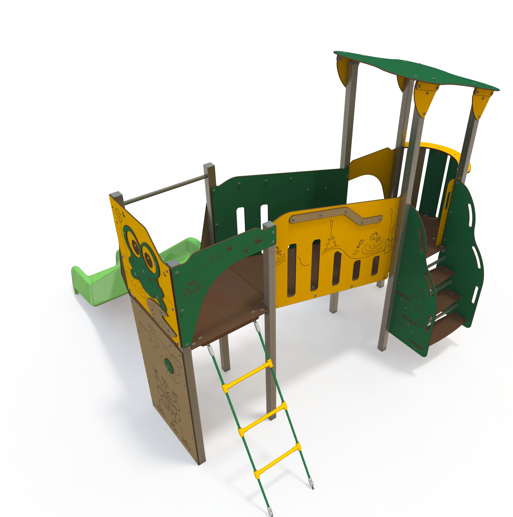 STRUCTURE DE JEUX COOL GRENOUILLE 2009