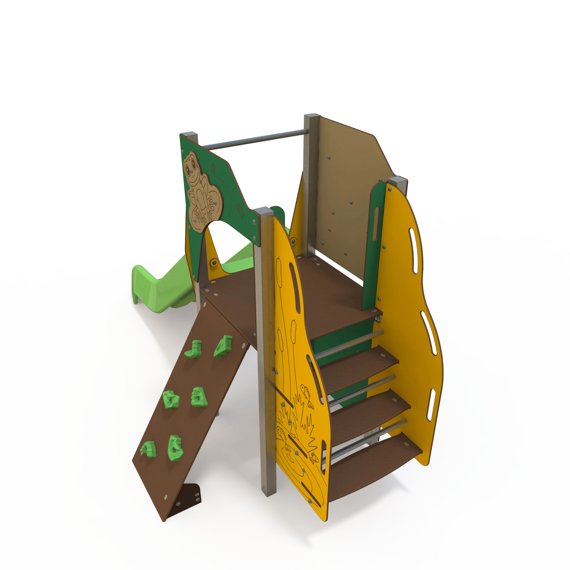 STRUCTURE DE JEUX COOL GRENOUILLE 1007