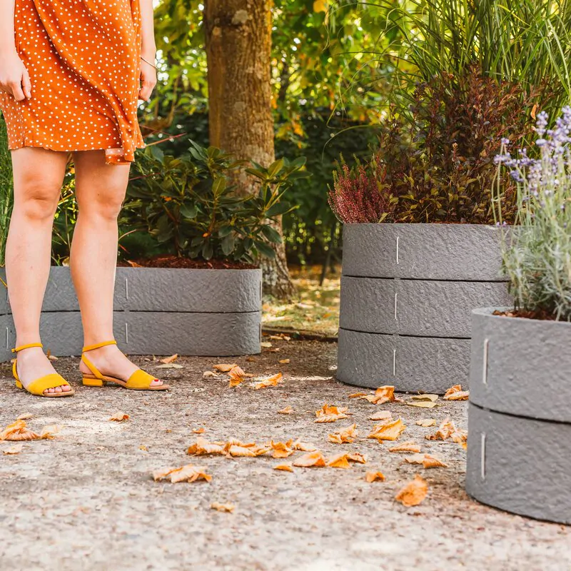 JARDINIERE FLEX EN PLASTIQUE RECYCLE